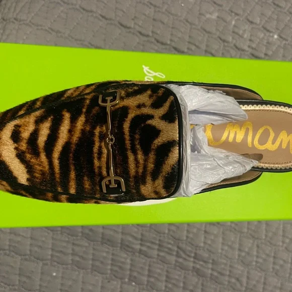 Sam Edelman Men's Tiger Print Loafers - Picture 2 of 5